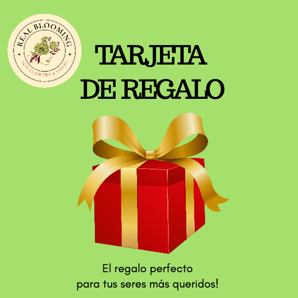 Tarjeta de Regalo. Real Blooming
